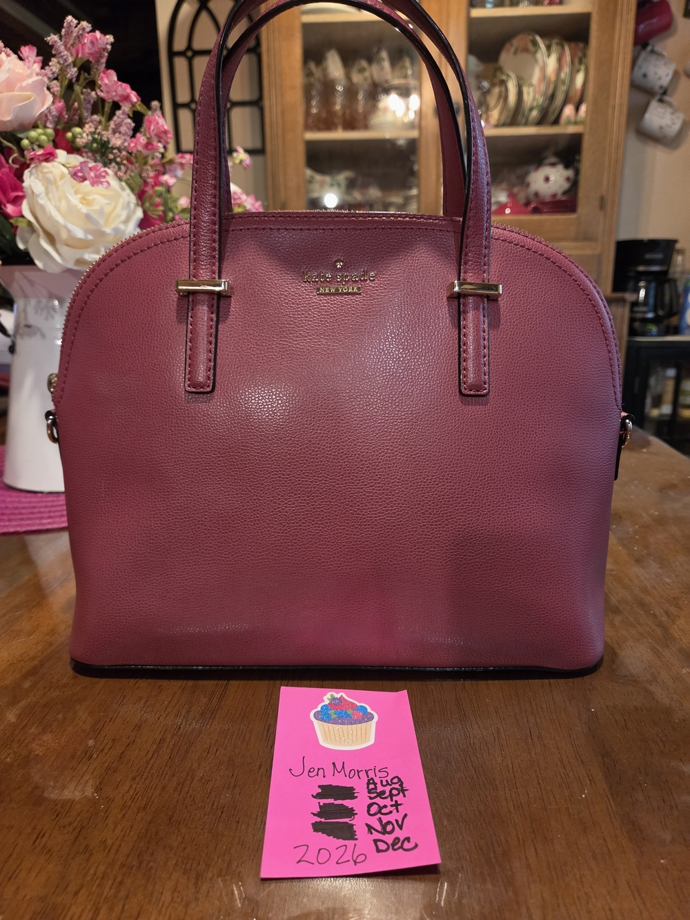 kate spade Rosey Pink Dome Satchel